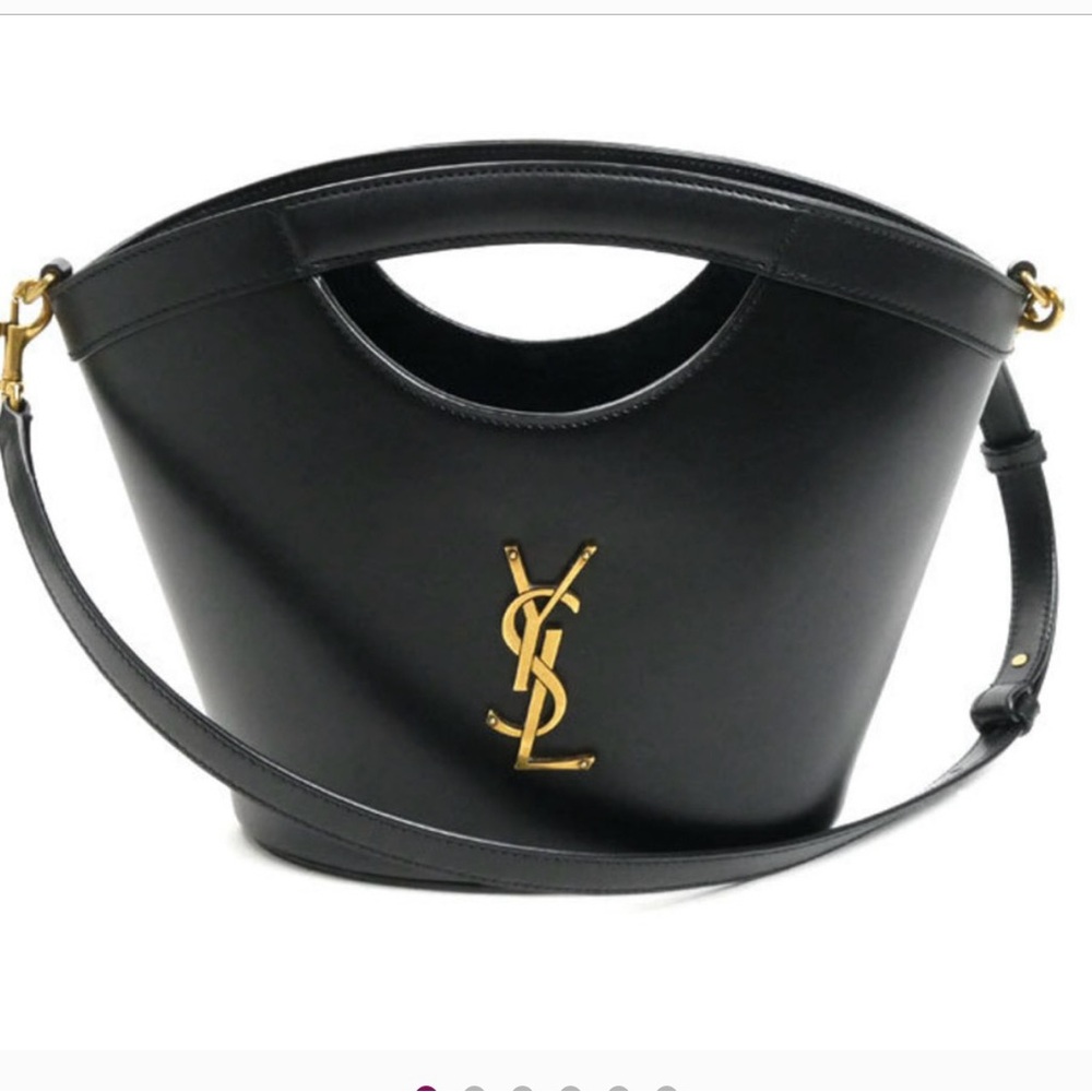 Saint Laurent
Mini YSL Top-Handle Bag in Leather